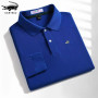 CARTELO Men's Long Sleeve T-shirt Spring and Autumn Top Cotton Embroidered Polo Shirt Lapel Men's Clothing Base Shirt Loose