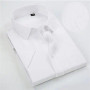 Plus Size M-8XL Long Sleeve Shirt Men's Shirt Business Dress Shirts Office Work Basic Loose Elastic Leisure Solid Plaid Shirt