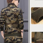 4XL 5XL Women Costume Spring Cotton Military Camouflage Two Piece Set Top and Pants 2XL 3XL Autumn Women's Suit Clothing