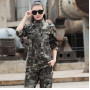 Military Green Jacket Women Spring Autumn Zipper Cotton Embroidery Camouflage Coats Size M L XL 2XL Mujer Chaqueta
