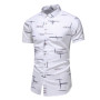 Fashion 9 Style Design Short Sleeve Casual Shirt Men's Print Beach Blouse Summer Clothing Plus Asian Size M-XXXL 4XL 5XL