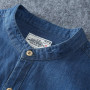 Plus Size L-5XL 6XL 7XL 8XL 100% Denim COTTON Shirt For Men's Short Sleeves 2023 Summer Style Fashion Casual Clothing