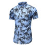 Fashion 9 Style Design Short Sleeve Casual Shirt Men's Print Beach Blouse Summer Clothing Plus Asian Size M-XXXL 4XL 5XL