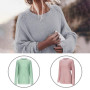 Simple Sweater Loose Fit Casual Comfy Warm Loose Fit Women Knitwear