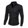 Men's Luxury Casual Formal Shirt Long Sleeve Slim Fit Business Dress Shirts Tops