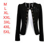 Elegant New Fashion Women Blazer Woman Coat Jacket Corsage Outwear Black,yellow,white,pink,orange plus size L~3XXXL,4XL,5XL