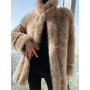Sheep Shearing Out coat Female Double-faced Fur Wool Coats Ladies Thick Warm Fur Coat