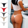 Women's Sexy Underpants Thong Slim Low Waist Panties Underwear Seamless Intimates Lingerie Summer Female T-Back Briefs Clothing