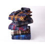 Autumn Winter Thick Velvet Dress Shirt For Men Casual Long Sleeve Warm Fleece Lining Shirts Fashion Soft Flannel L-5XL NS4574