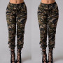 Fashion Women Military Army Style Pocket Leggings Camouflage Camo Casual Hot Sale Pants