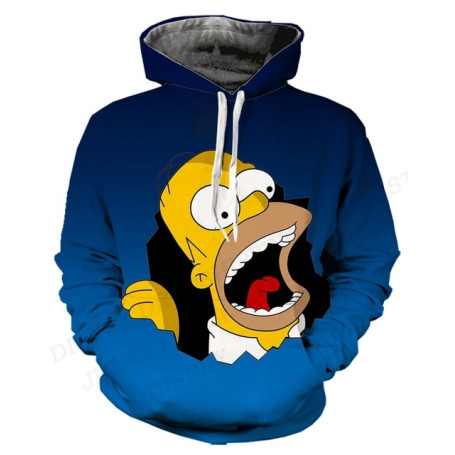 Funny The Simpsons 3d Print Hoodie Men Women Fashion Hoodies Kids Hip Hop Hoodie Boy Coat Women Sweats Graphic Print Hoody Anime
