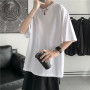 Men Women 100% Cotton Solid T shirts Basic Short Sleeve Classic Tees Casual Tops