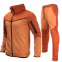 Men Fashion Stand Collar Tracksuits Hoodies + Sweatpants Two Piece Sets Autumn Casual Patchwork Zipper Sweatshirt Suits
