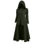 Gothic Hoodies Womens Vintage Cloak Hooded Creed With The Same Combat Cloak Plus Size Sweater Medieval Long Cape Overcoat