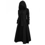 Gothic Hoodies Womens Vintage Cloak Hooded Creed With The Same Combat Cloak Plus Size Sweater Medieval Long Cape Overcoat