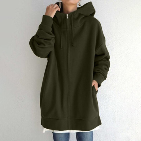 2023 Women Long Hoodies Sweatshirt Sportswear Autumn Fashion Ladies Long Sleeve Hooded Pullover Casual Tops Femme Clothing