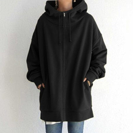 2023 Women Long Hoodies Sweatshirt Sportswear Autumn Fashion Ladies Long Sleeve Hooded Pullover Casual Tops Femme Clothing