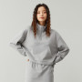 Semir Sweatshirt Women Short Style Lazy Style 2023 Autumn New Loose Small Gray Top Hoodies