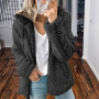 Teddy Coat Women Faux Fur Coat Teddy Bear Jacket Thick Warm Fake Fleece Jacket Fluffy Jackets Plus Size Overcoat
