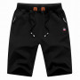 New Men's Summer Breeches Short 2023 Cotton Casual Bermudas Black Men Boardshorts Homme Classic Brand Clothing Beach Shorts Male