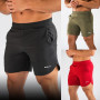 2021 New casual Gyms Shorts men Bodybuilding Fitness Joggers Shorts Quick-dry Sports Short Pants Male fashion Brand Sweatpants