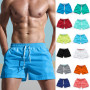 Men Pocket Quick Dry Swimming Short Trunks Bathing Beach Wear Surf Boxer Brie
