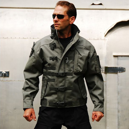 Men High Quality Military Tactical Jacket Waterproof Wear-resistant Multi-pocket Bomber Jackets Outdoor Hiking Windproof Coat