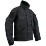 Men Tactical Cargo Jackets Waterproof Multifunctional Pocket Wear-resistant Coat