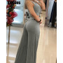 Women Solid Sleeveless Crop Short Tank Top & High Waist Wide Leg Pants Set 2PCS