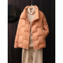 Women's Coats Demi-season Jacket Fashionable Loose Down Jacket Keep Warm Tops Garment Clothes