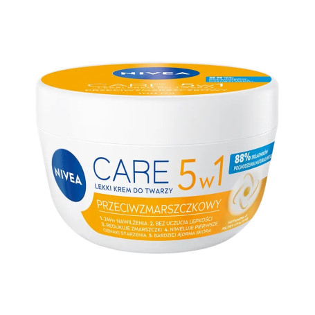 Care 5w1 przeciwzmarszczkowy lekki krem do twarzy 100ml