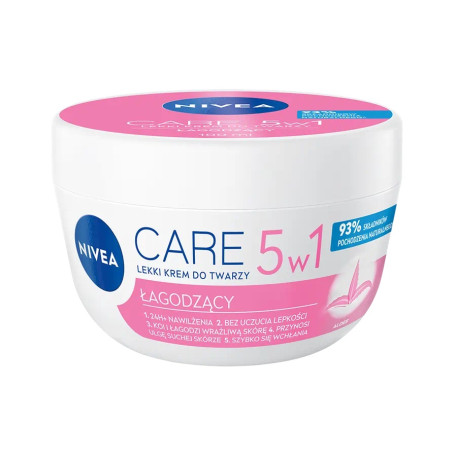 Care 5w1 łagodzący lekki krem do twarzy 100ml