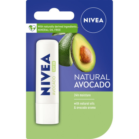 Pielęgnująca pomadka do ust Natural Avocado 4.8g