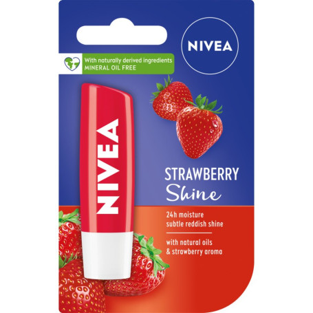 Pielęgnująca pomadka do ust Strawberry Shine 4.8g