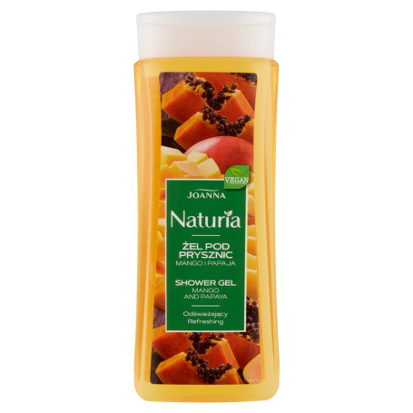 Naturia odświeżający żel pod prysznic Mango i Papaja 300ml