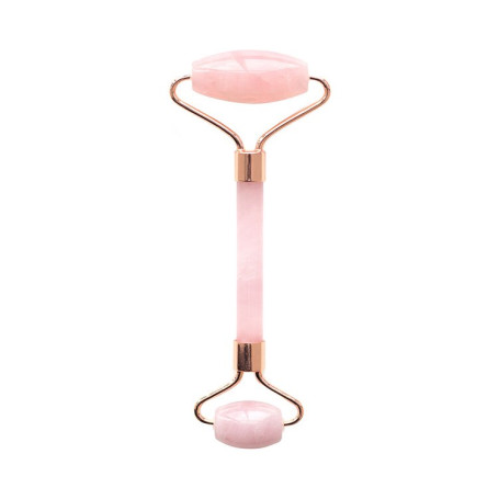 Roller do masażu twarzy Różowy Kwarc