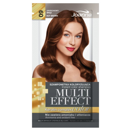 Multi Effect szamponetka koloryzująca 09 Orzechowy Brąz 35g