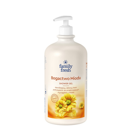 Bogactwo Miodu nawilżający kremowy żel pod prysznic 1000ml