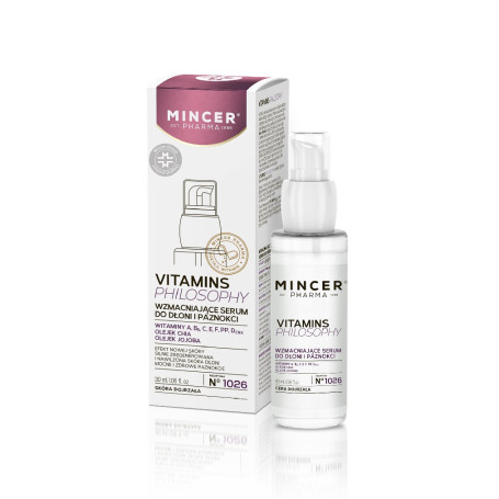 Vitamins Philosophy wzmacniające serum do dłoni i paznokci No.