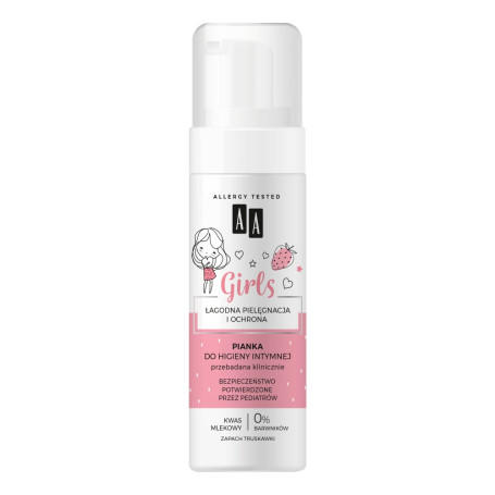 Girls pianka do higieny intymnej truskawka 150ml
