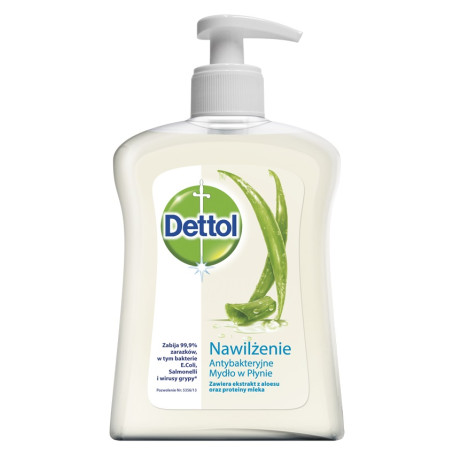 Dettol mydło w płynie antybakteryjne nawilżenie 250ml