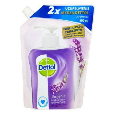 Dettol mydło w płynie antybakteryjne ukojenie uzupełnienie