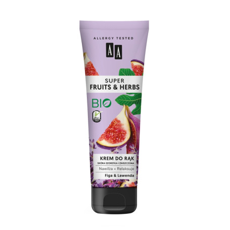 Super Fruits & Herbs krem do rąk Figa i Lawenda 100ml
