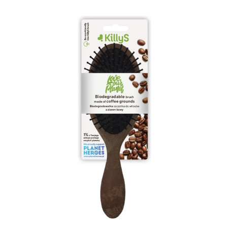 Biodegradable Brush biodegradowalna szczotka do włosów z ziare