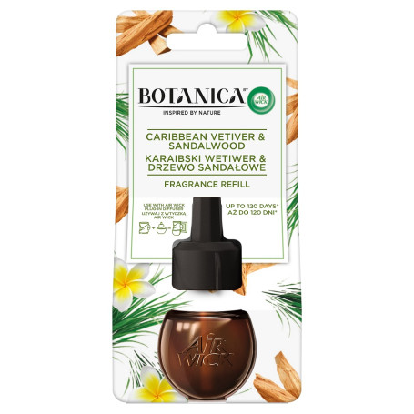 Botanica wkład do elektrycznego odświeżacza Karaibski Wetiwer