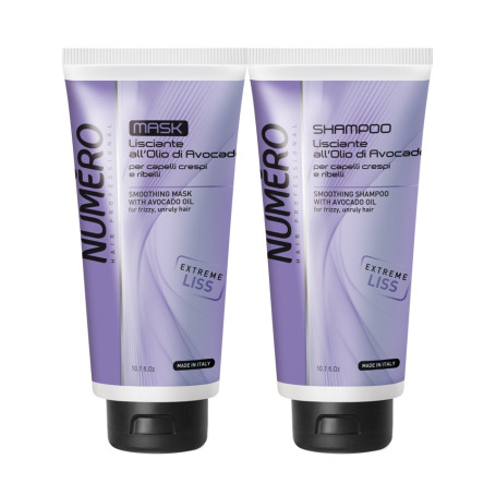 Zestaw Wygładzający z Olejkami z Awokado maska 300ml + szampon