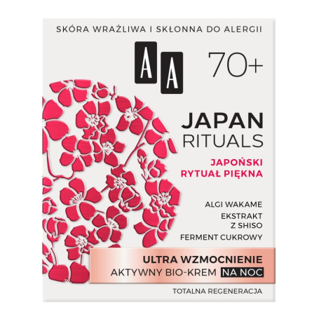 Japan Rituals 70+ Ultra wzmocnienie aktywny bio-krem na noc 50ml