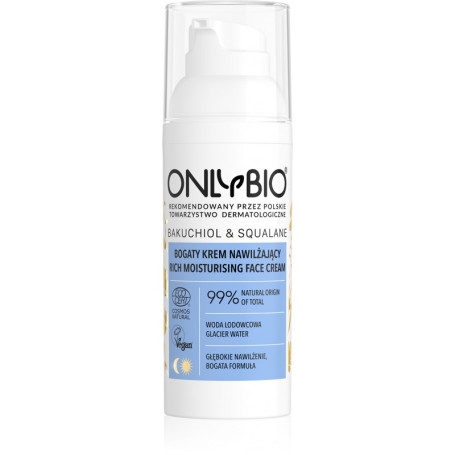 Bakuchiol & Squalane bogaty krem nawilżający 50ml