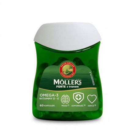 Forte z tranem suplement diety 60 kapsułek