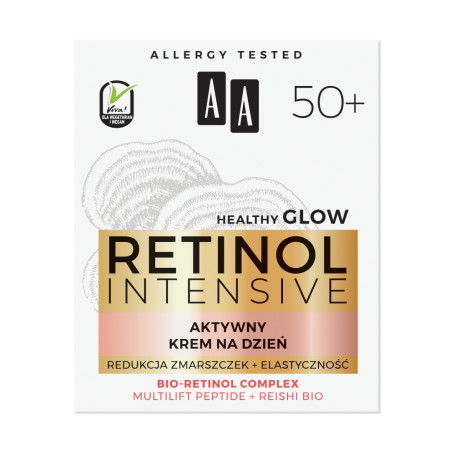Retinol Intensive 50+ aktywny krem na dzień redukcja zmarszczek